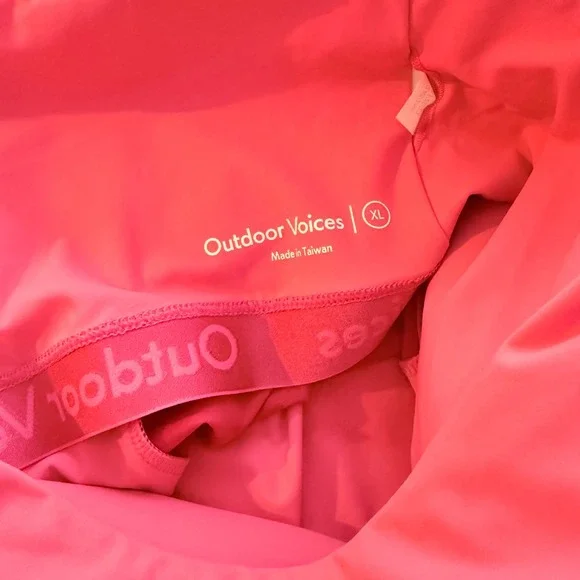 Outdoor Voices One Shoulder Dress Azalea/Ruby XL NWT - Picture 6 of 9